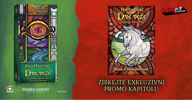 Napětí druhého dílu trilogie ožívá v deskové hře Pán prstenů: Dvě věže – Štychová karetní hra! Prožijte druhou část...